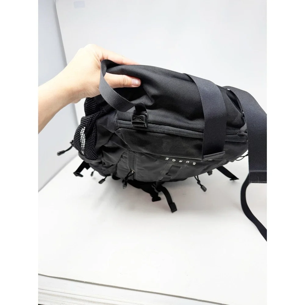 The North Face Mens Surge Backpack Black Laptop School Travel Hiking Daypack Bag